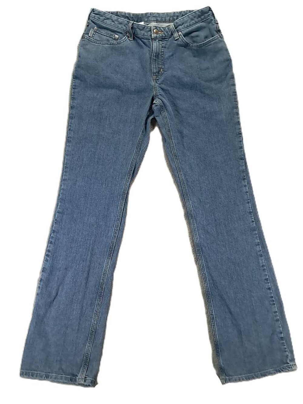 Carhartt Jean Women 32x32, Tag 10x32 Blue Denim Traditional Fit Stretch WB007